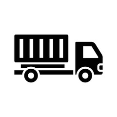 truck icon vector design template in white background