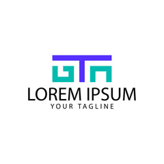 vector design elements for your company logo, letter gta logo. modern logo design, business corporate template. monogram logo.
