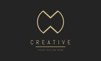 Modern creative letter X vector logo design. Minimalist X stylish monogram initial based icon.