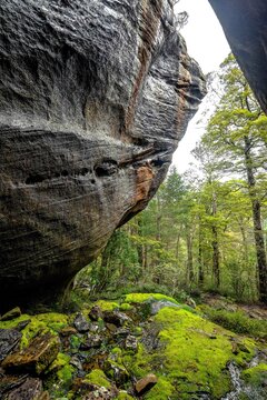 Rock Formations In The Western Tiers Of Tasmania