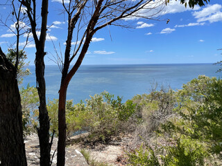 View of the Ocean from a cliff
