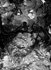 Painting Flow On Surface Monochrome Overlay 44. Great as an overlay and as a background for psychedelic and surreal images.