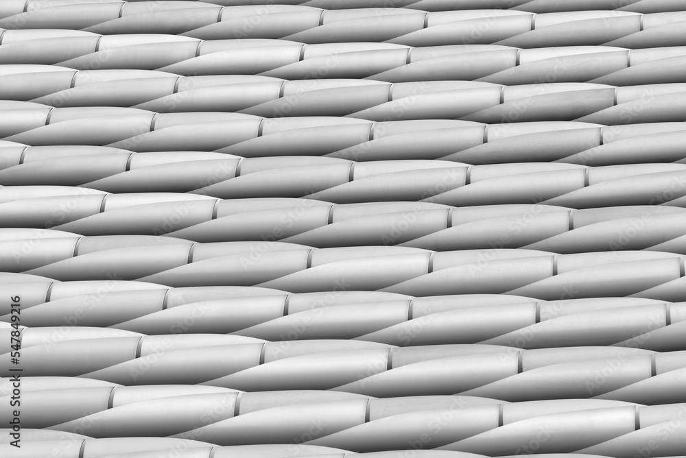 Aufkleber Exterior of modern architecture. Building abstract background  pattern