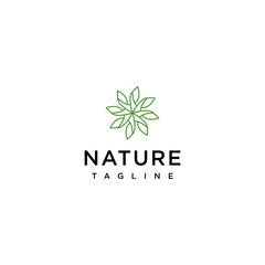 Fototapeta na wymiar Nature logo icon design template