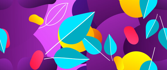 Bold Pattern Tropical Leaf Jungle Modern Motif