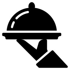 food glyph icon