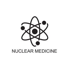 nuclear medicine icon , medical icon