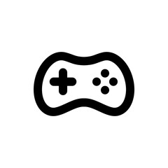 Game controller, line web or mobile interface vector icon