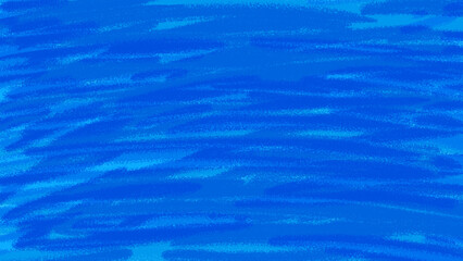 Fototapeta na wymiar 色鉛筆やクレヨンで塗りつぶし・書きなぐったような背景向け画像素材　8K UHDサイズ　ブルー１