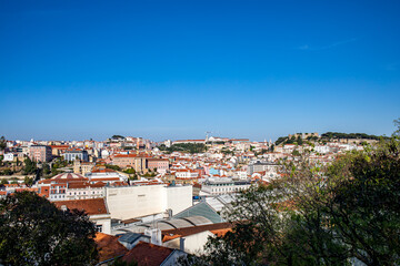 Fototapeta na wymiar Lisbon city in autumn, Portugal