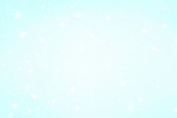 Pastel blue sky with snowfall background.  Christmas, New Year and all celebration backgrounds concepts.