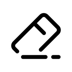 Eraser icon - vector illustration . Erase, Eraser, Rubber, Clean, Remove, Tool, Delete, line, outline, icons .