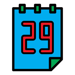 Fototapeta premium calendar icon