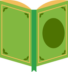 green nature book icon