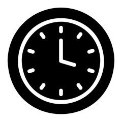 wall clock gradient icon