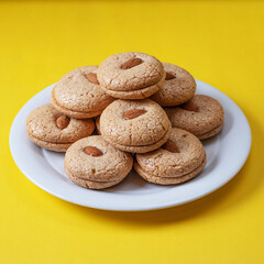 cookies on plate