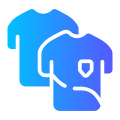 tshirt gradient icon