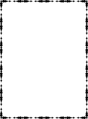 vector frames black on a white background