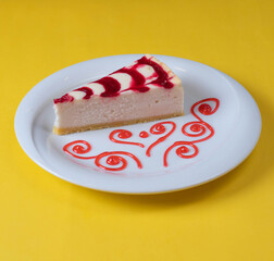 cheesecake with strawberry
