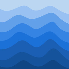 Simple background with gradient wavy line pattern