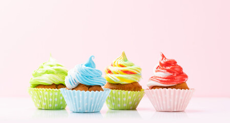 Colorful cupcakes
