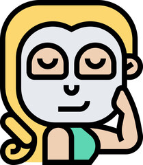 Fototapeta premium face icon