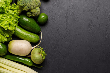 Healthy green food