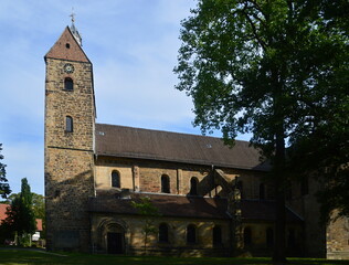 Historical Abbey in the Old Town of Wunstorf, Lower Saxony