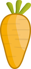 Cute Carrot Cartoon Design
