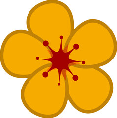 Chinese Flower Cartoon Design