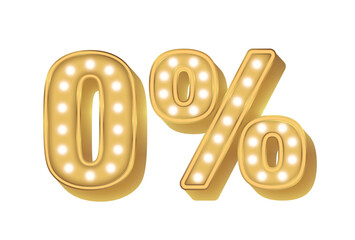 Off 0 Percent Gold Bulb Light