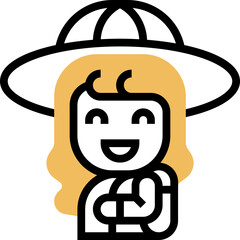 Fototapeta premium hat icon