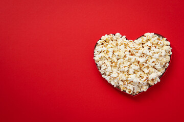 Concept of Valentine's day, heart, space for text