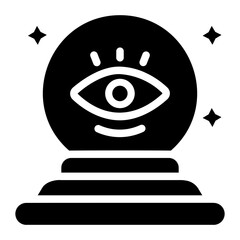 Crystal Ball glyph icon