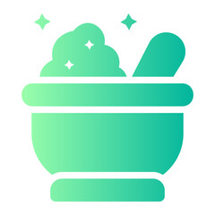 mortar gradient icon
