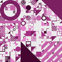Obraz premium abstract geometric figures, bauhaus background