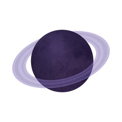 Saturn Isometric Icon
