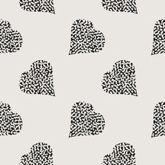 Essential geometric seamless vector pattern. Neutral geometry useful repeating pattern for packaging and backgrounds. 