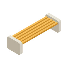 Bench Isometric Illustration