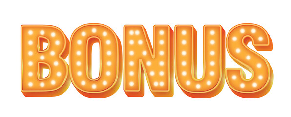 Word Orange Bulb Light Bonus