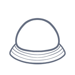 Hat Line Illustration