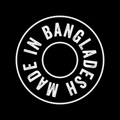 Made in Bangladesh text emblem stamp, concept background