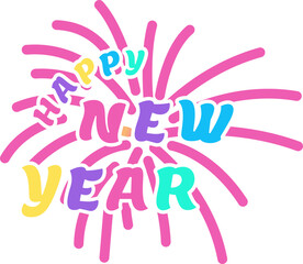 Word Art New Year