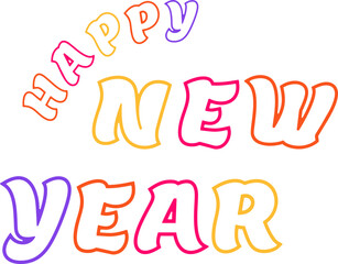 Word Art New Year