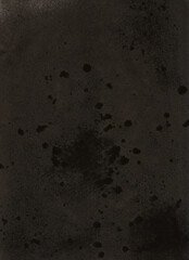 abstract black drops hand-painting background