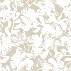 Oriental Floral Seamless Pattern Design Background