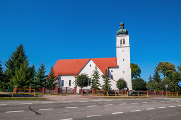 Roman Catholic Church Our Lady Queen of the Holy Rosary in Rytel, Pomeranian Voivodeship, Poland	
