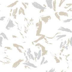 Floral Brush strokes Seamless Pattern Design