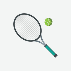 Tennis Icon. Sport Concept, Web Design Isolated