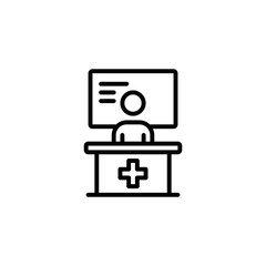 Customer service icon. outline icon